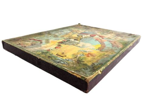 Atlas Géographique. [PUZZLE - JEU DE PATIENCE] . [SAUSSINE, Léon] 