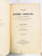 Traité des matières colorantes organiques artificielles, de leur préparation industrielle et de leurs applications.  par LEFEVRE, Léon.  - Image 3