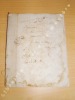 "Programme de Géométrie 1845-1846" : Cahier manuscrit rédigé par Camille Clerc (futur Polytechnicien et Ingénieur des Ponts et Chaussées).. CAMILLE ...