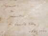 "Programme de Géométrie 1845-1846" : Cahier manuscrit rédigé par Camille Clerc (futur Polytechnicien et Ingénieur des Ponts et Chaussées).. CAMILLE ...