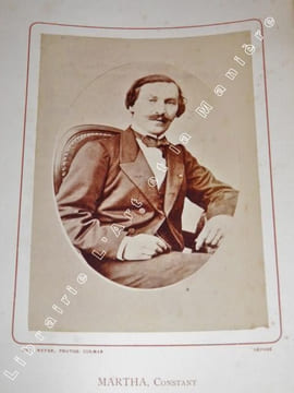 Photographie ancienne de MARTHA Benjamin-Constant, accompagnée de sa biographie. Biographies Alsaciennes.. MEYER - RISTELHUBER - MARTHA ...