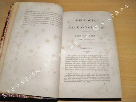 Géologie et paléontologie. . ARCHIAC (Adolphe, Vicomte d'). 