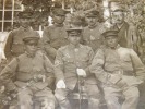 Photographie argentique ancienne représentant des soldats et leurs instructeurs. JAPON. . [ANONYME]. 