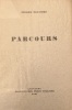  Parcours, fragments d'un journal (1929-1932) *c. BEAUSIRE Pierre :