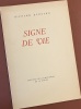  Signe de vie *. BERNARD Richard (-Edouard) :