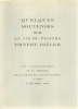 Quelques souvenirs sur la vie du peintre Ernest Biéler *. [BIÉLER Ernest] Biéler Madeleine & VIRIEUX Edmond :