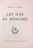 Les îles de mémoire *. BUENZOD Emmanuel :