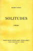  Solitudes *. COSSA Marie :