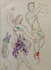  Marc Chagall. Dessins et aquarelles pour le Ballet *. [CHAGALL] LASSAIGNE Jacques : 