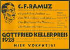  C.F. Ramuz *. VOX Maximilien :