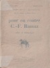  Pour ou contre C.-F. Ramuz *. [RAMUZ Charles Ferdinand] COLLECTIF :