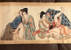  Visage palais printemps *. [Shunga Makimono] Anonyme :