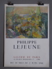  Philippe Leujeune *. [LEJEUNE Philippe] :