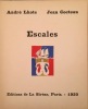  Escales *. COCTEAU Jean & LHOTE André :