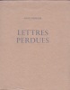  Lettres perdues *. PERRIER Anne :