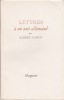  Lettres à un ami allemand *. CAMUS Albert :