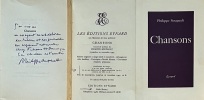  Dossier de tapuscrits et manuscrits de "Chansons" *. [SANDOZ Dominique] SOUPAULT Philippe : 