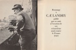  Hommage à C.-F. Landry publié par ses amis à l'occasion de son soixantième anniversaire le 19 mars 1969 *. [LANDRY Charles-François] Collectif :