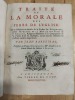 Trait&eacute; de la morale des p&egrave;res de l'&eacute;glise: o&ugrave; en d&eacute;fendant un article de la pr&eacute;face sur Puffendorf, contre l'Apologie de la morale des P&egrave;res du P. ...