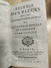 Recueil des pi&egrave;ces qui ont concouru pour le prix de l'acad&eacute;mie royale de chirurgie.. Collectif