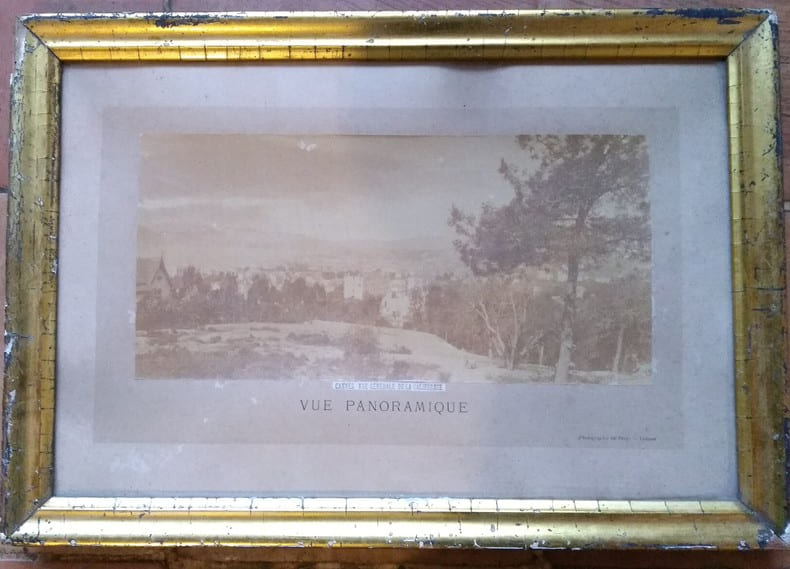 Cannes. Vue g&eacute;n&eacute;rale de la Californie. Vue panoramique.. De Bray, William.