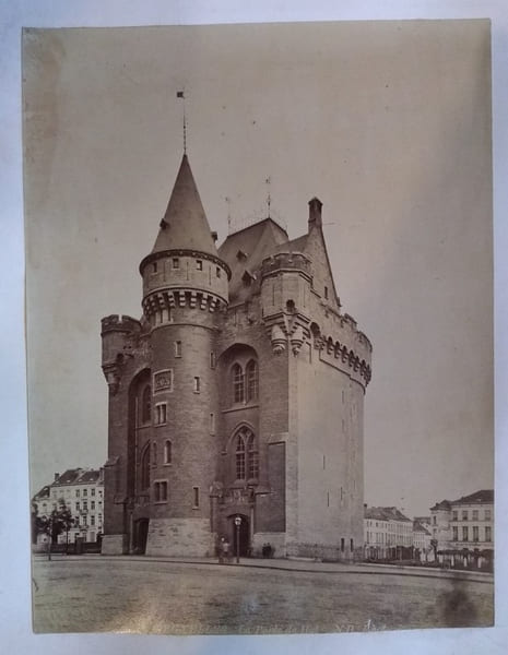 Lot de photographies anciennes Bruxelles-Anvers.. Anonyme. N.B.
