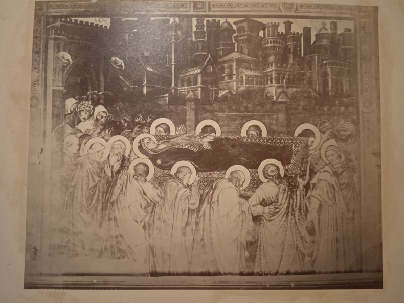 Siena. 57 photographies sur papier albuminé (c. 1880) de peintures et fresques à sujets religieux.. Lombardi, Paolo. Photographe à Sienne (1827-1890).
