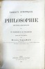 Tableaux synoptiques de philosophie rédigés conformément au programme de 1890 par un professeur de philosophie. [Maurel, T.O. St Dominique?]