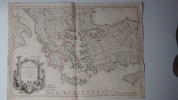 Carte de la Grèce.. L'Isle, Guillaume de (et Ph. Buache, son gendre).