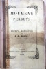 Moumens perduts poésios patouésos.. Rigal, J.-D., taillur à Agen.