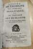 Abreg&eacute; methodique des principes heraldiques ou du veritable art du blason.. Menestrier, Fran&ccedil;ois.