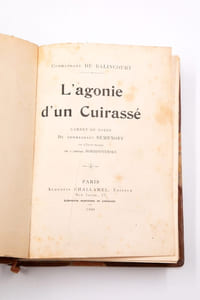 1. L'agonie d'un cuirassé. Carnet de notes du Commandant Sémenoff de l'Etat-major de l'Amiral Rodjestvensky. 2. L'expiation. L'escadre Rojestvensky Octobre 1904 - Mai 1905. Sur le chemin du sacrifice. Carnet de notes du Capitaine de frégate W. Sémenoff, présenté par le Commandant de Balincourt.
