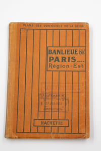 Plan des communes de la Seine. Banlieue de Paris, région Est. Atlas-guide des 78 communes du département de la Seine.