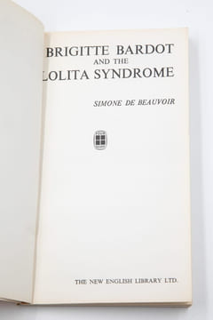 Brigitte Bardot and the Lolita syndrome.. [BARDOT] - BEAUVOIR (Simone de) 