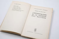 L'existentialisme et la sagesse des nations.