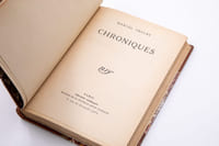 Chroniques.