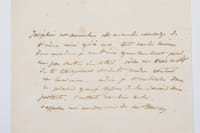 Lettre autographe.