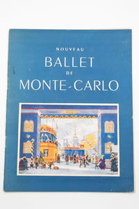 Nouveau Ballet de Monte-Carlo. Printemps 1947. Direction Eugène Grunberg. Direction artistique Serge Lifar. Chefs d'orchestre Henri Tomasi, Albert Locatelli.