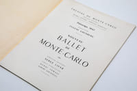 Nouveau Ballet de Monte-Carlo. Printemps 1947. Direction Eugène Grunberg. Direction artistique Serge Lifar. Chefs d'orchestre Henri Tomasi, Albert Locatelli.