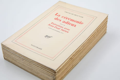 La cérémonie des adieux suivi de Entretiens avec Jean-Paul Sartre. Août-Septembre 1974.. BEAUVOIR (Simone de). 