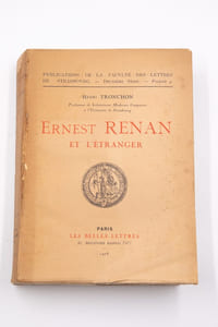 Ernest Renan et l'étranger.