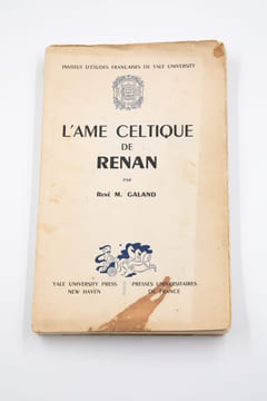L'âme celtique de Renan.. RENAN ERNEST - GALAND (René M.)