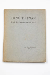 Ernest Renan. Discours prononcé à Tréguier le 2 septembre 1923.