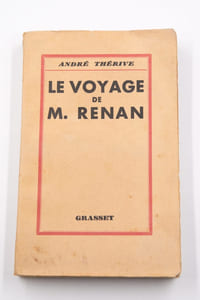 Le voyage de M. Renan. Roman.