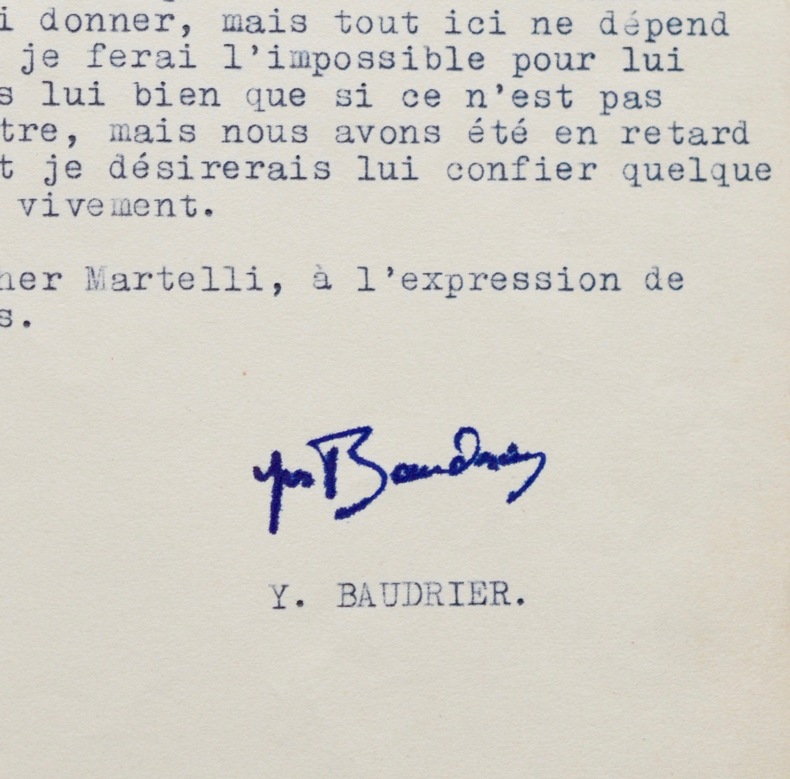 Baudrier, Martelli et les musiques de films. Yves Baudrier (1906-1988) Compositeur français. Fondateur du groupeJeune France, ilenseignaà l'Institut ...