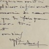 Belle lettre de l'écrivain martiniquais Joseph Zobel. Joseph Zobel (1915-2006) Ecrivain martiniquais, auteur de La Rue Cases-Nègres.
