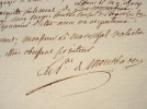 Montbarrey adresse une dépêche urgente au maréchal de Broglie.. Alexandre Marie Léonor de Saint-Mauris Montbarrey (prince de) (1732-1796) Officier et ...