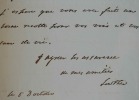 Le Comte de Lonsdale s'adresse un ami constructeur de Chemins de fer.. William Lowther comte de Lonsdale (1787-1872) Homme politique du Parti ...