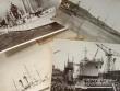 6 photographies de navires de guerre.. 