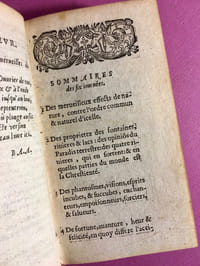 Hexameron, ou six journées, contenans plusieurs doctes discours sur aucuns points difficiles en diverses sciences, avec maintes histoires notables & non encore ouyes. Fait en Espagnol par Antoine de Torquemade, & mis en françois par Gabriel Chappuys, Tourangeau.